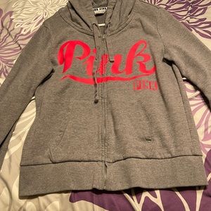 VS PINK zip up hoodie